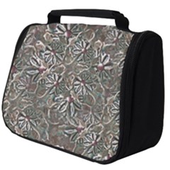 Modern Floral Collage Pattern Design Full Print Travel Pouch (big)