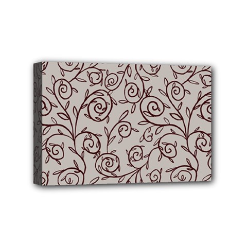 Curly Lines Mini Canvas 6  X 4  (stretched) by SychEva