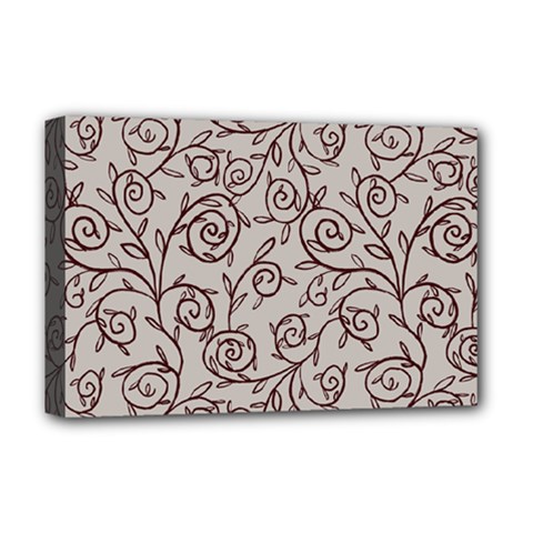 Curly Lines Deluxe Canvas 18  X 12  (stretched) by SychEva