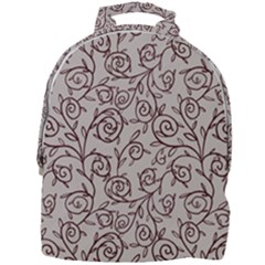 Curly Lines Mini Full Print Backpack by SychEva