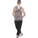 Curly Lines Men s Sleeveless Hoodie View2