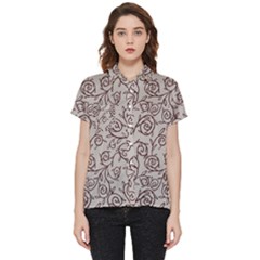 Curly Lines Short Sleeve Pocket Shirt