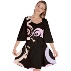  Graphic Velour Kimono Dress by grafikamaria