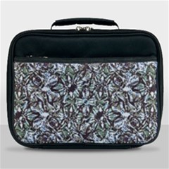 Intricate Textured Ornate Pattern Design Lunch Bag by dflcprintsclothing