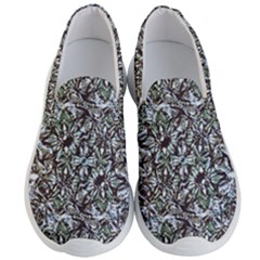 Intricate Textured Ornate Pattern Design Men s Lightweight Slip Ons