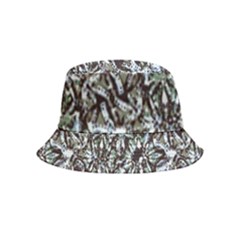 Intricate Textured Ornate Pattern Design Bucket Hat (kids) by dflcprintsclothing