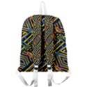 Electric Neon Lines Pattern Design Giant Full Print Backpack View2