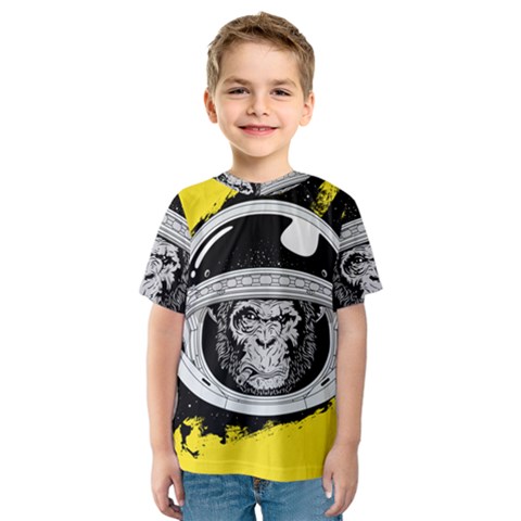 Spacemonkey Kids  Sport Mesh Tee by goljakoff