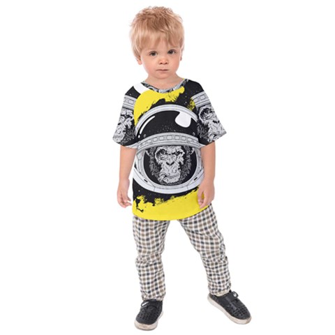 Spacemonkey Kids  Raglan Tee by goljakoff