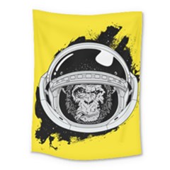 Spacemonkey Medium Tapestry by goljakoff