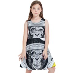 Spacemonkey Kids  Skater Dress by goljakoff