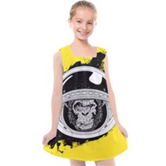 Spacemonkey Kids  Cross Back Dress by goljakoff