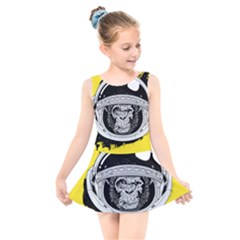 Spacemonkey Kids  Skater Dress Swimsuit by goljakoff