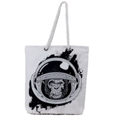 Spacemonkey Full Print Rope Handle Tote (large) by goljakoff