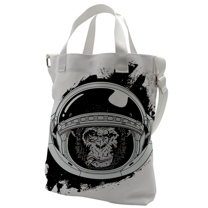 Spacemonkey Canvas Messenger Bag