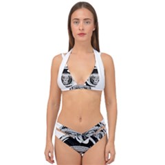 Spacemonkey Double Strap Halter Bikini Set by goljakoff