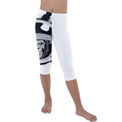 Spacemonkey Kids  Lightweight Velour Capri Leggings  by goljakoff