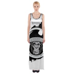 Spacemonkey Thigh Split Maxi Dress by goljakoff