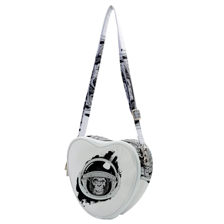 Spacemonkey Heart Shoulder Bag