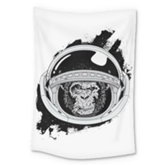 Spacemonkey Large Tapestry by goljakoff