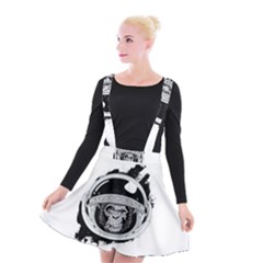 Spacemonkey Suspender Skater Skirt by goljakoff