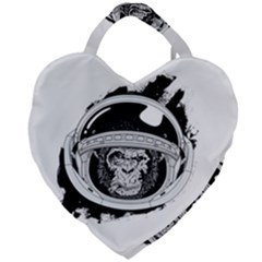 Spacemonkey Giant Heart Shaped Tote by goljakoff