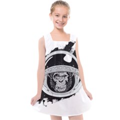 Spacemonkey Kids  Cross Back Dress by goljakoff