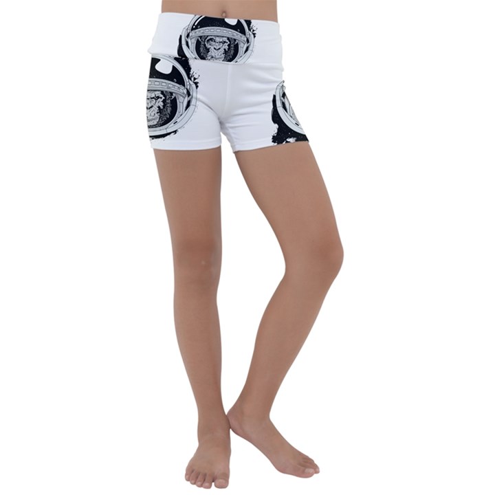 Spacemonkey Kids  Lightweight Velour Yoga Shorts