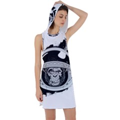 Spacemonkey Racer Back Hoodie Dress by goljakoff