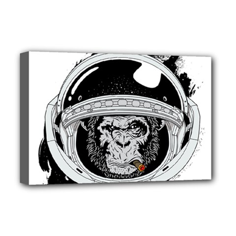 Spacemonkey Deluxe Canvas 18  X 12  (stretched) by goljakoff