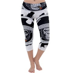 Spacemonkey Capri Yoga Leggings by goljakoff