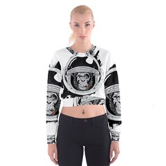 Spacemonkey Cropped Sweatshirt by goljakoff