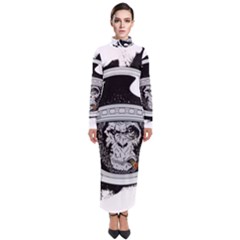 Spacemonkey Turtleneck Maxi Dress by goljakoff