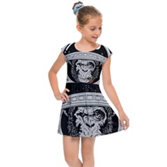 Spacemonkey Kids  Cap Sleeve Dress by goljakoff