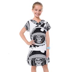 Spacemonkey Kids  Drop Waist Dress by goljakoff