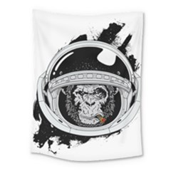 Spacemonkey Medium Tapestry by goljakoff