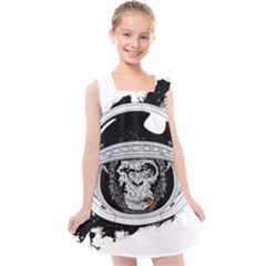 Spacemonkey Kids  Cross Back Dress by goljakoff