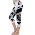 Spacemonkey Lightweight Velour Capri Yoga Leggings View2