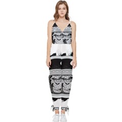 Spacemonkey Sleeveless Tie Ankle Jumpsuit