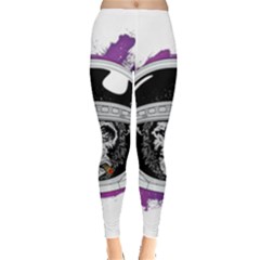 Purple Spacemonkey Leggings  by goljakoff