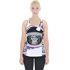 Purple spacemonkey Piece Up Tank Top