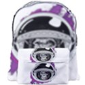 Purple spacemonkey Giant Full Print Backpack View1