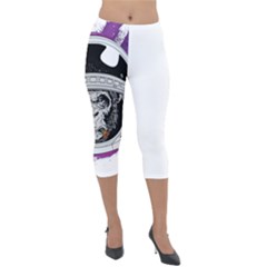 Spacemonkey Lightweight Velour Capri Leggings  by goljakoff