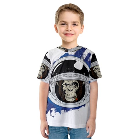 Spacemonkey Kids  Sport Mesh Tee by goljakoff