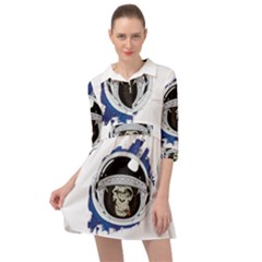 Spacemonkey Mini Skater Shirt Dress by goljakoff