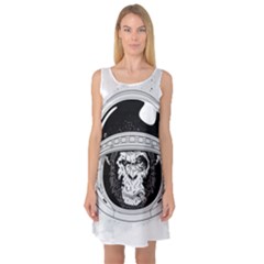 Spacemonkey Sleeveless Satin Nightdress by goljakoff