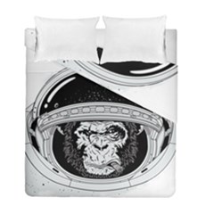 Spacemonkey Duvet Cover Double Side (full/ Double Size) by goljakoff