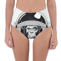 Spacemonkey Reversible High-waist Bikini Bottoms by goljakoff