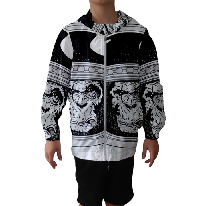 Spacemonkey Kids  Hooded Windbreaker