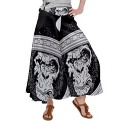 Spacemonkey Satin Palazzo Pants by goljakoff